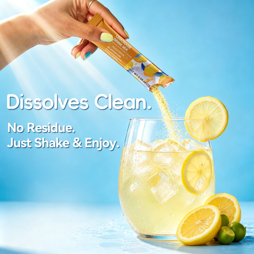 Lemonade Water Flavoring Drink Mix Packets