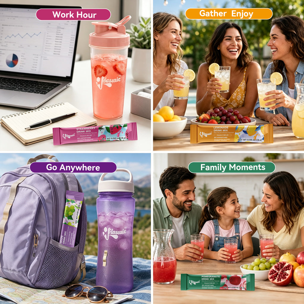 Grape Water Flavoring Drink Mix Packets