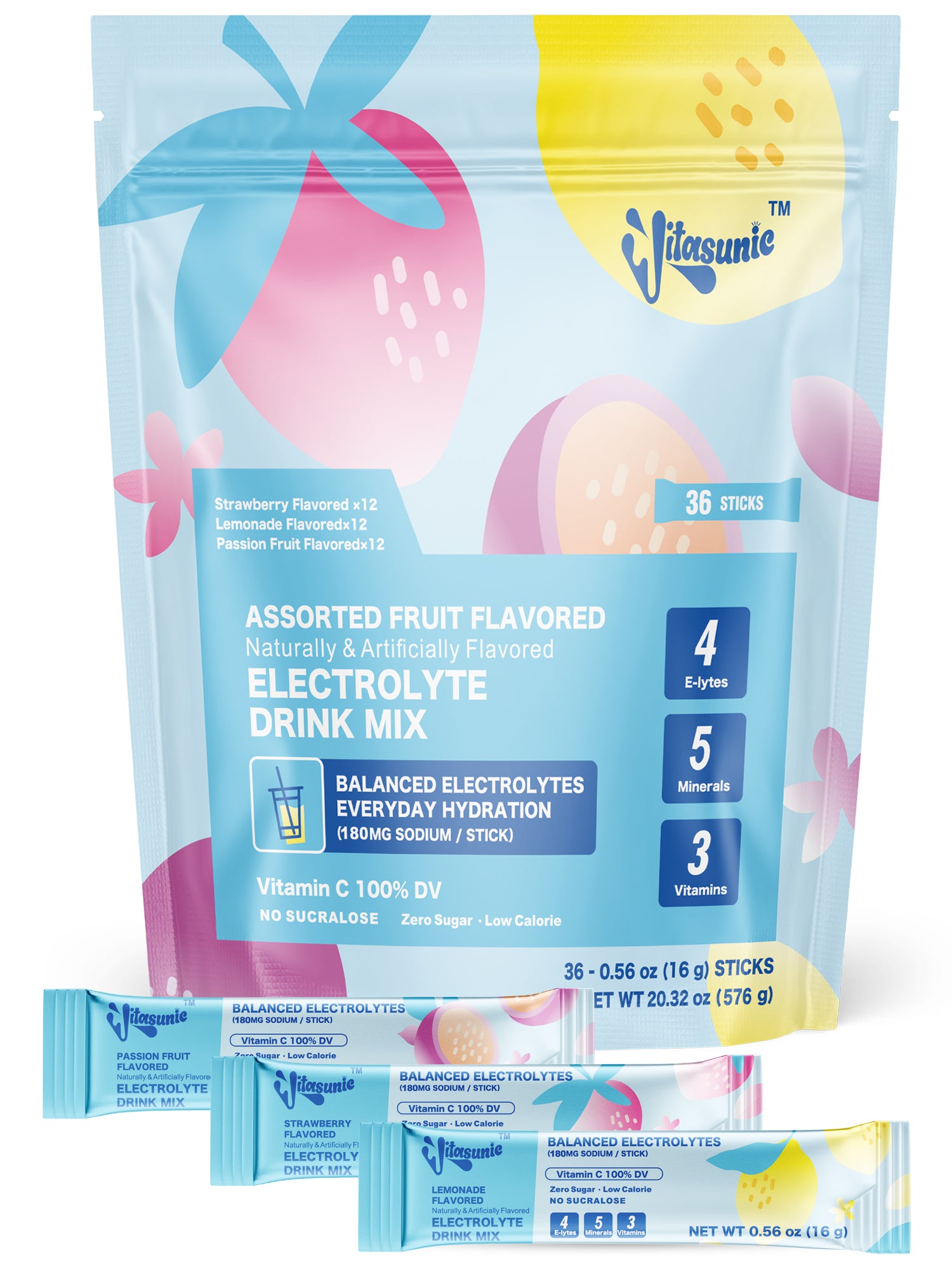 Variety Pack Electrolyte Hydrating Drink Mix