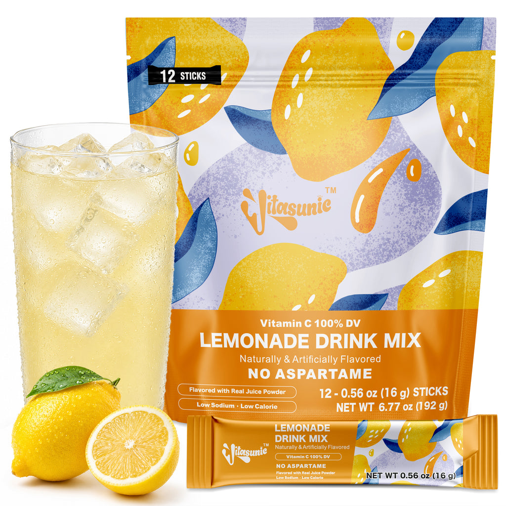 Lemonade Water Flavoring Drink Mix Packets