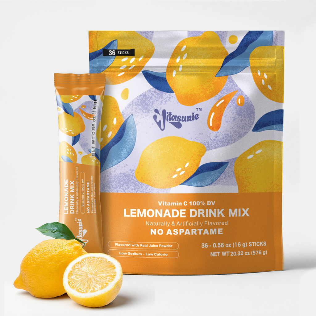 Lemonade Water Flavoring Drink Mix Packets