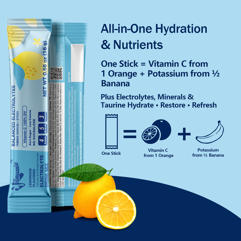 Lemonade Electrolyte Hydrating Drink Mix