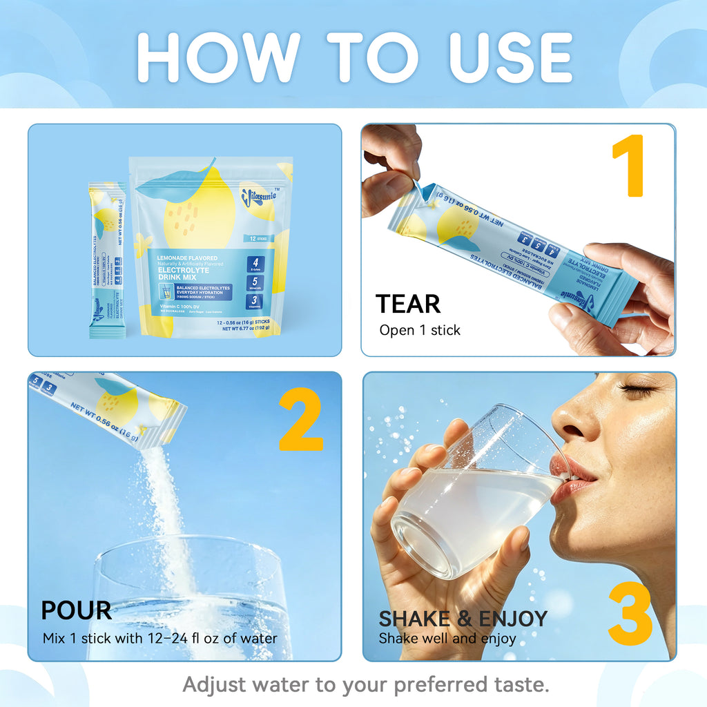 Lemonade Electrolyte Hydrating Drink Mix