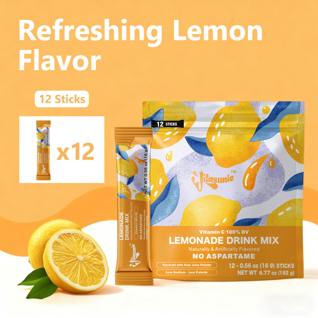 Lemonade Water Flavoring Drink Mix Packets