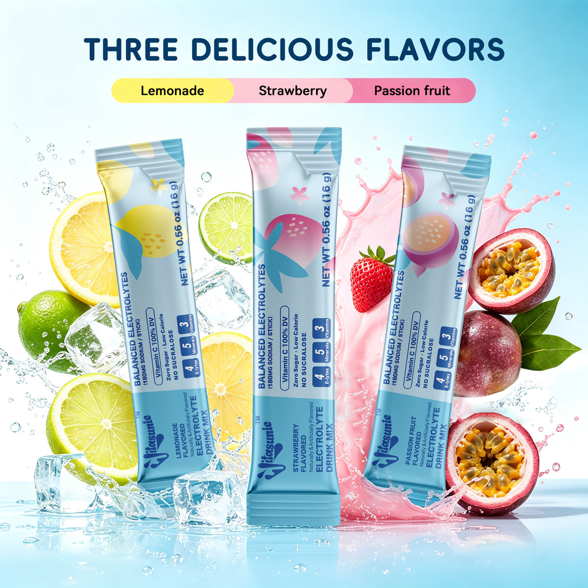Passion fruit Electrolyte Hydrating Drink Mix