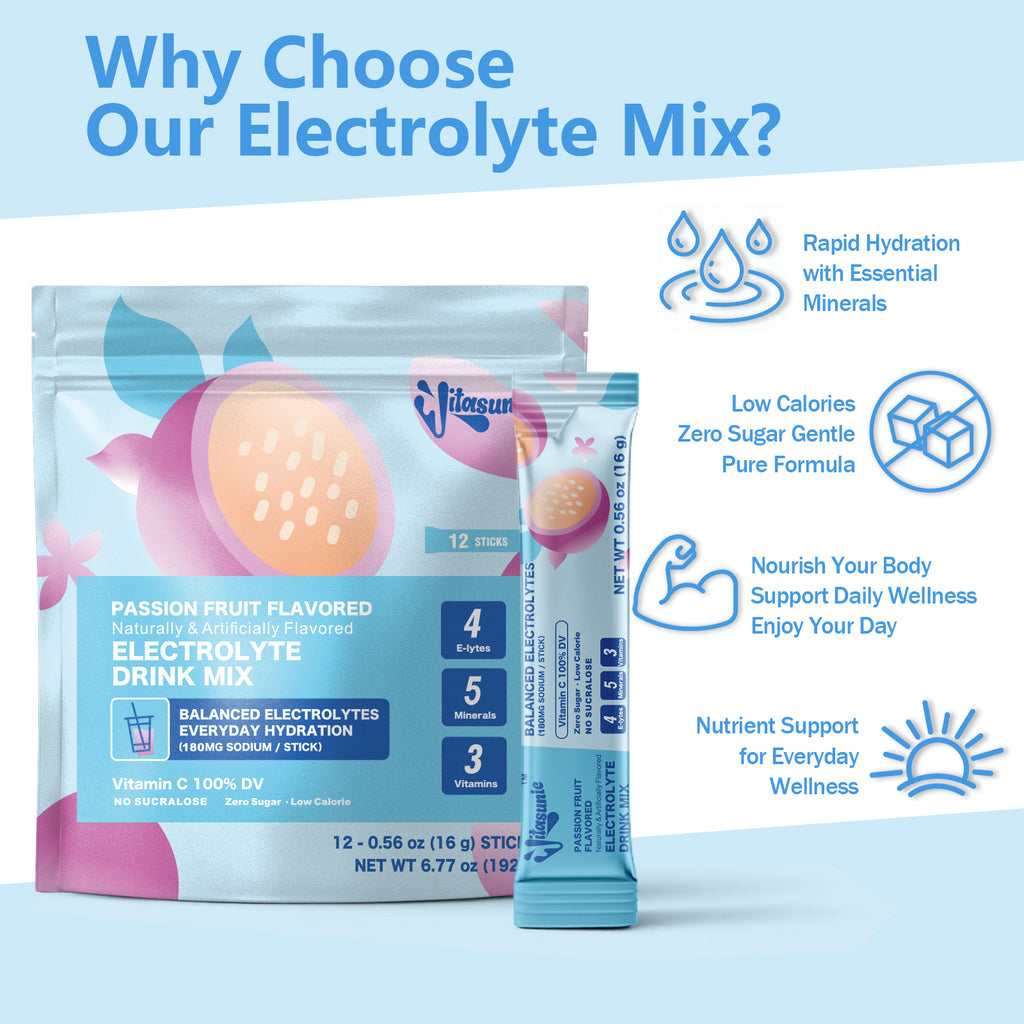 Passion fruit Electrolyte Hydrating Drink Mix