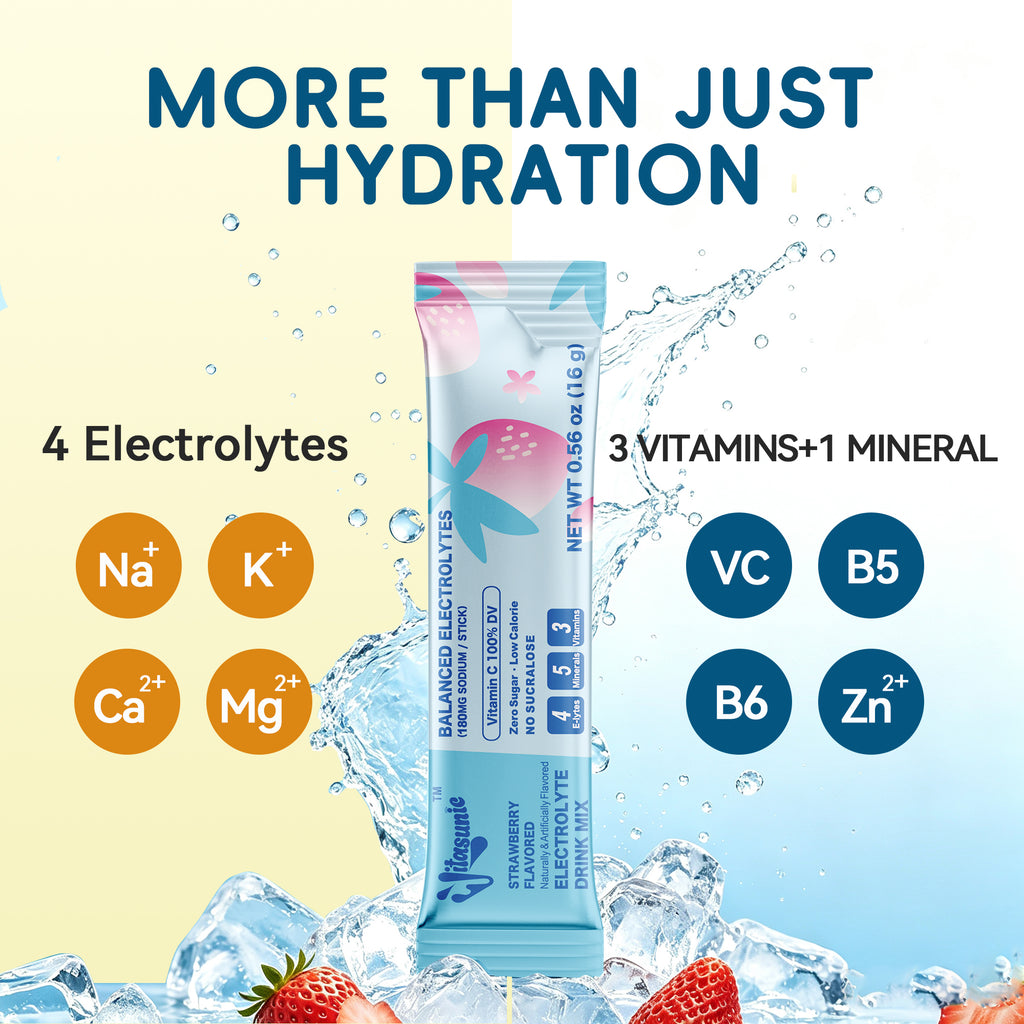 Strawberry Electrolyte Hydrating Drink Mix