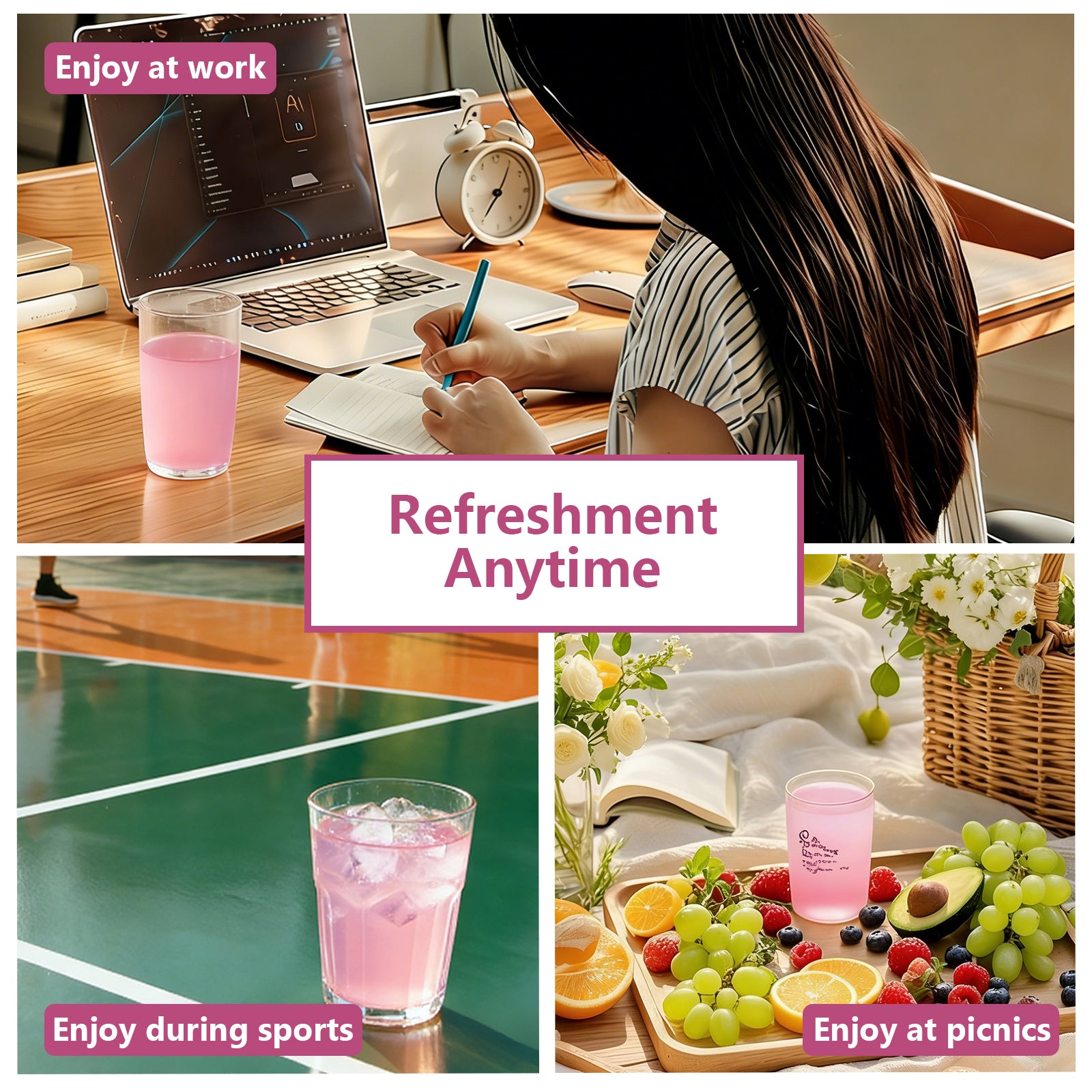 Strawberry Water Flavoring Drink Mix Packets